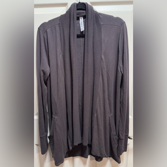 Athleta Sweaters - Athleta Women’s Grey Purple Cardigan size S